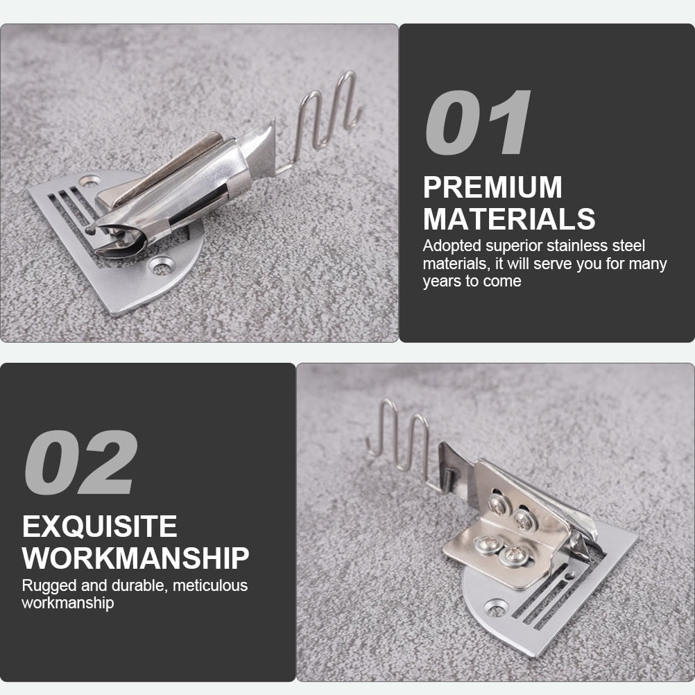 HOOWIFFY Stainless Steel Sewing Machine Binder for Fabric Edge Wrapping, Edge Binding Attachment V1189-WXFWAL-20260326-02401