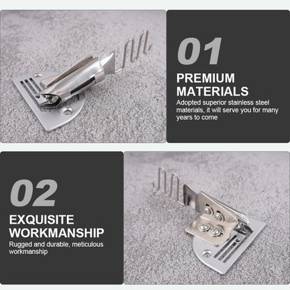 HOOWIFFY Stainless Steel Sewing Machine Binder for Fabric Edge Wrapping, Edge Binding Attachment V1189-WXFWAL-20260326-02401