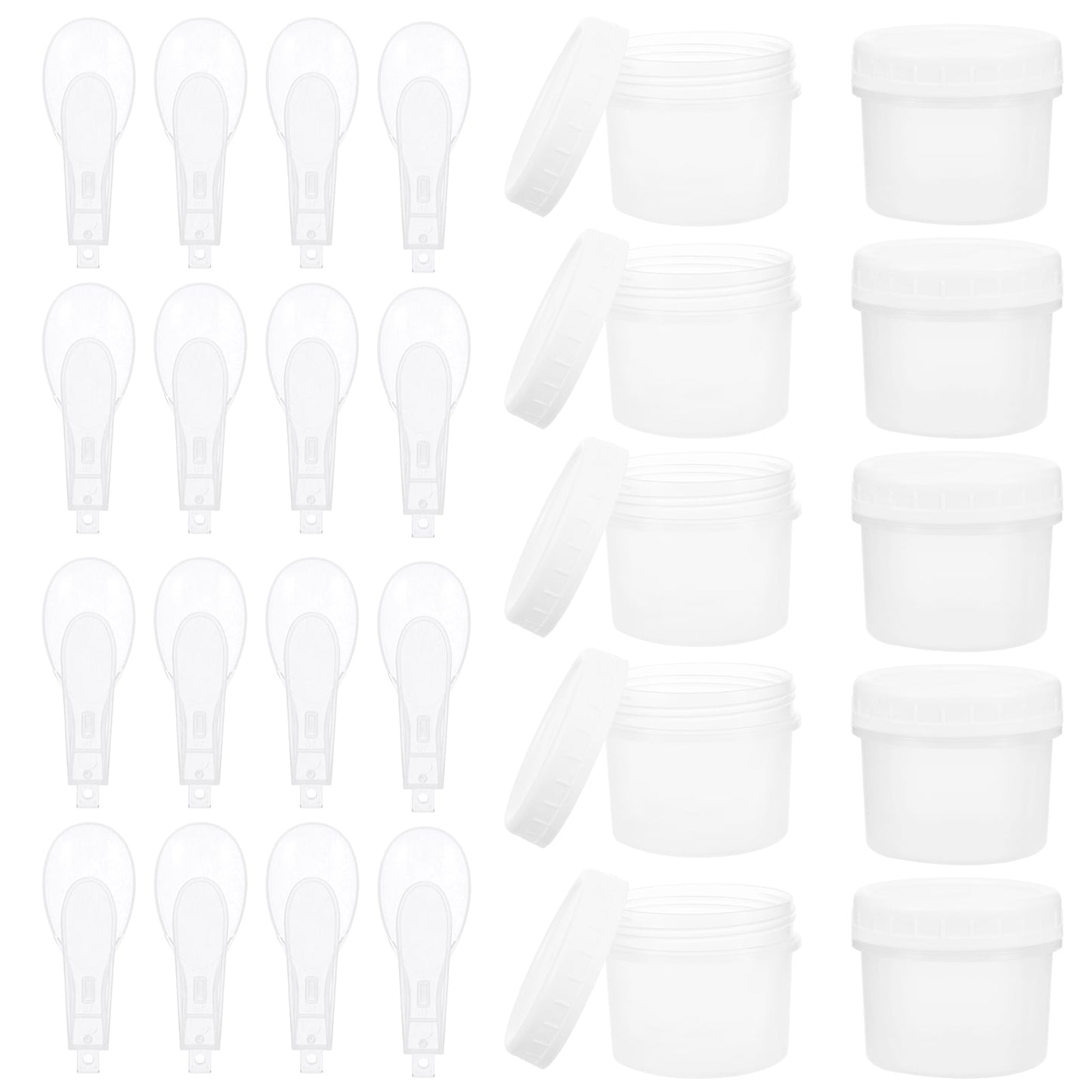 HOOWIFFY Plastic Freezer Containers Set of 10, Airtight Sealed Food Storage Boxes for Kitchen and Household V1189-WXFWAL-20260326-02402