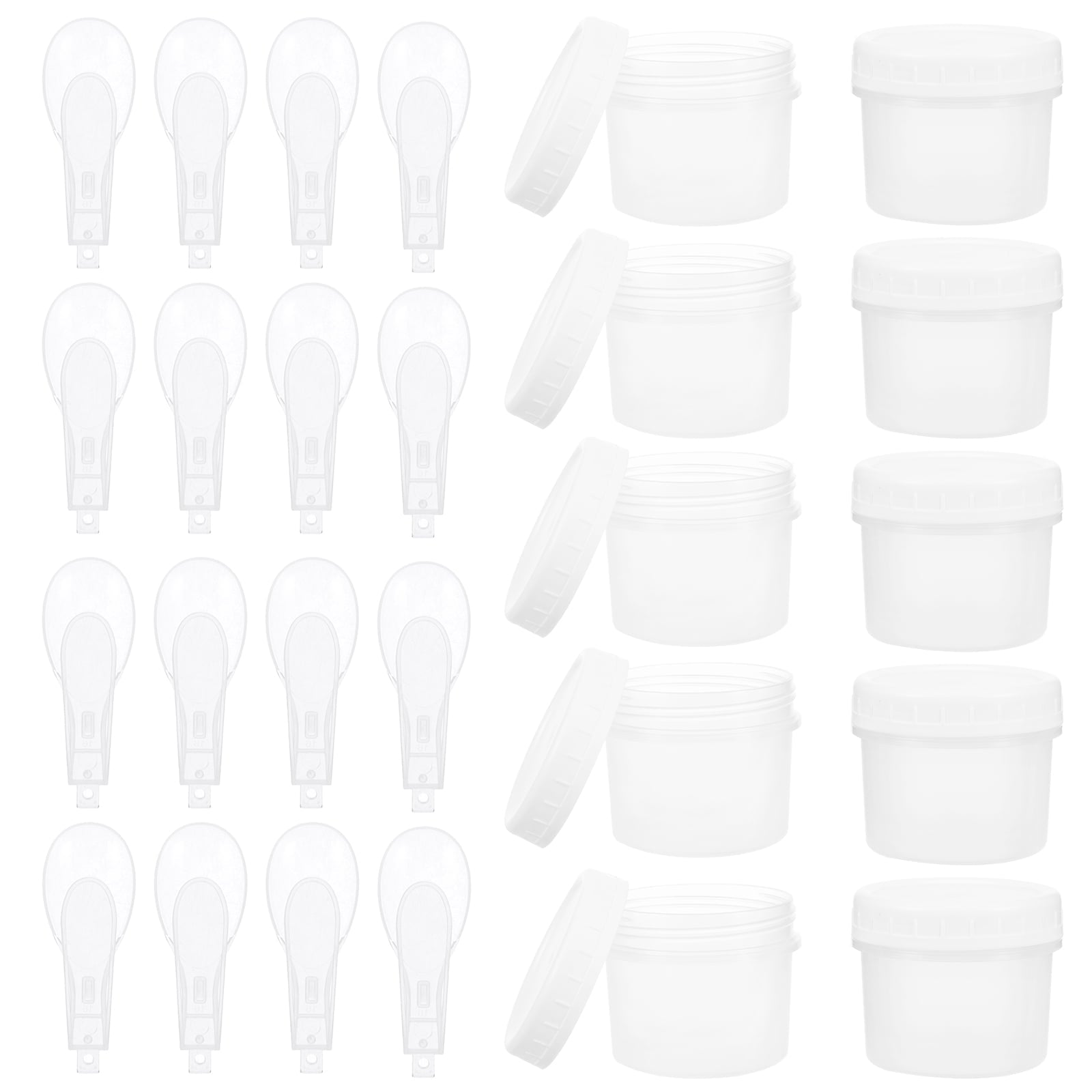 HOOWIFFY Plastic Freezer Containers Set of 10, Airtight Sealed Food Storage Boxes for Kitchen and Household V1189-WXFWAL-20260326-02402