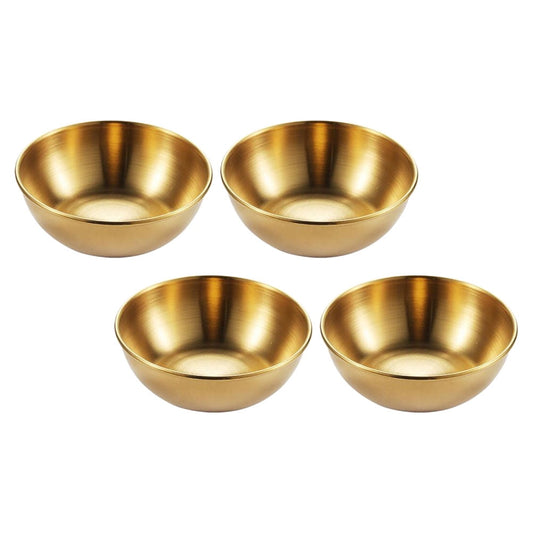 SKISUNO 4-Piece Golden Dipping Sauce Dishes Set for Home and Restaurant Use, and Stylish Serving Bowls V1189-WXFWAL-20260326-02403