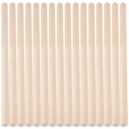 HOOWIFFY 20Pcs Beige Wooden Dowel 1.6X0.4X0.4In Square Dowels For V1189-WXFWAL-20260326-02409