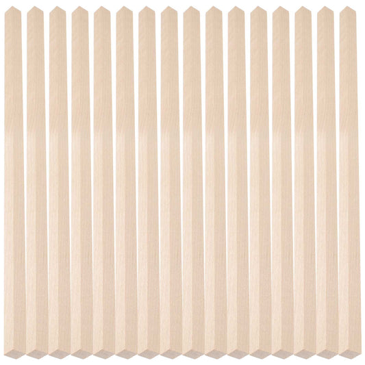 HOOWIFFY 20Pcs Beige Wooden Dowel 1.6X0.4X0.4In Square Dowels For V1189-WXFWAL-20260326-02409