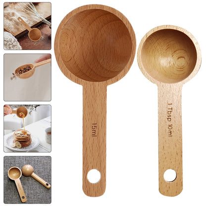 HOOWIFFY 2-Pack Coffee Ground Scoop Multi-Function Measuring Spoon for Kitchen and Coffee Brewing V1189-WXFWAL-20260326-02414