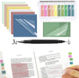 Darzheoy 9Pcs Transparent Sticky Notes, Clear Sticky Notes, Waterproof Translucent Sticky Note Pads for Books V1189-WXFWAL-20260326-02418