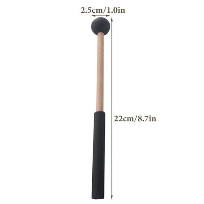 HOOWIFFY Drum Mallets Wooden Rubber 2 Pairs 8.7x1in V1189-WXFWAL-20260326-02425