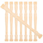 HOOWIFFY Set of 8 Realistic Khaki Wood Pillars for Dollhouse Decoration and Craft Projects V1189-WXFWAL-20260326-02428