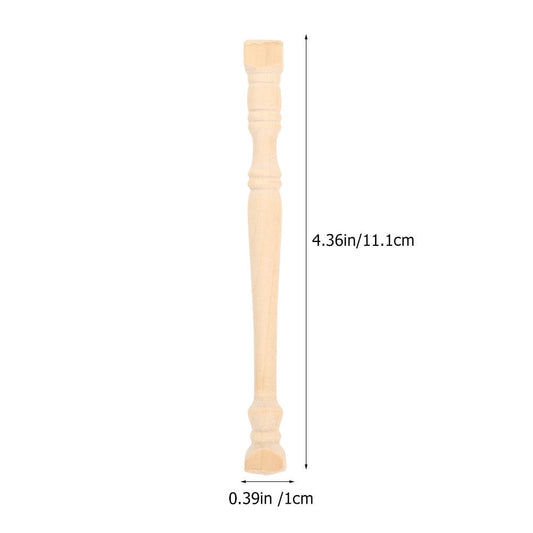 HOOWIFFY Set of 8 Realistic Khaki Wood Pillars for Dollhouse Decoration and Craft Projects V1189-WXFWAL-20260326-02428