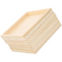 HOOWIFFY 4-Piece Khaki Wood Puzzle Organizer Set - Storage Boxes for Kids Building Blocks and Toy Storage V1189-WXFWAL-20260326-02441