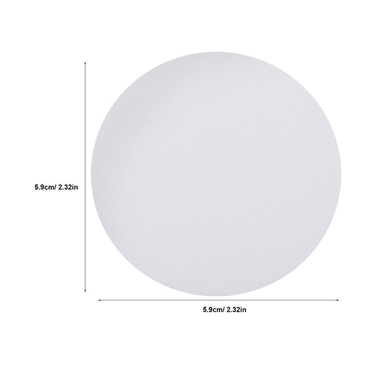 HOOWIFFY 6-Pack White Plastic Ceiling Light Covers Anti-Dazzle Simple Elegant Design for Home and Office V1189-WXFWAL-20260326-02442