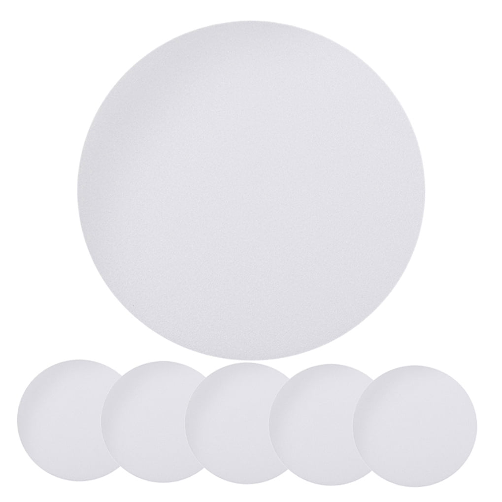 HOOWIFFY 6-Pack White Plastic Ceiling Light Covers Anti-Dazzle Simple Elegant Design for Home and Office V1189-WXFWAL-20260326-02442