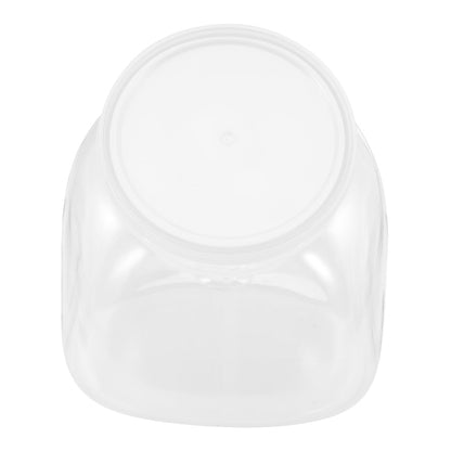 HOOWIFFY Wide Plastic Jars Airtight Kitchen Decor Home Decor 1Pack Modern Design Cookie Jar V1189-WXFWAL-20260326-02446