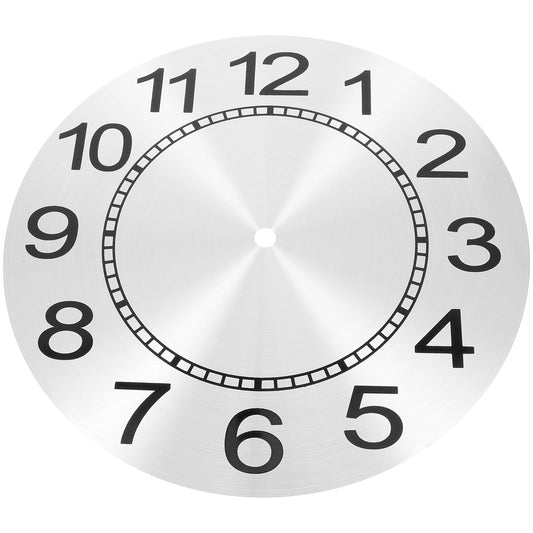 HOOWIFFY Aluminum Clock Face Replacement Dial for Wall Clocks, 1 Set and Easy to Install V1189-WXFWAL-20260326-02447