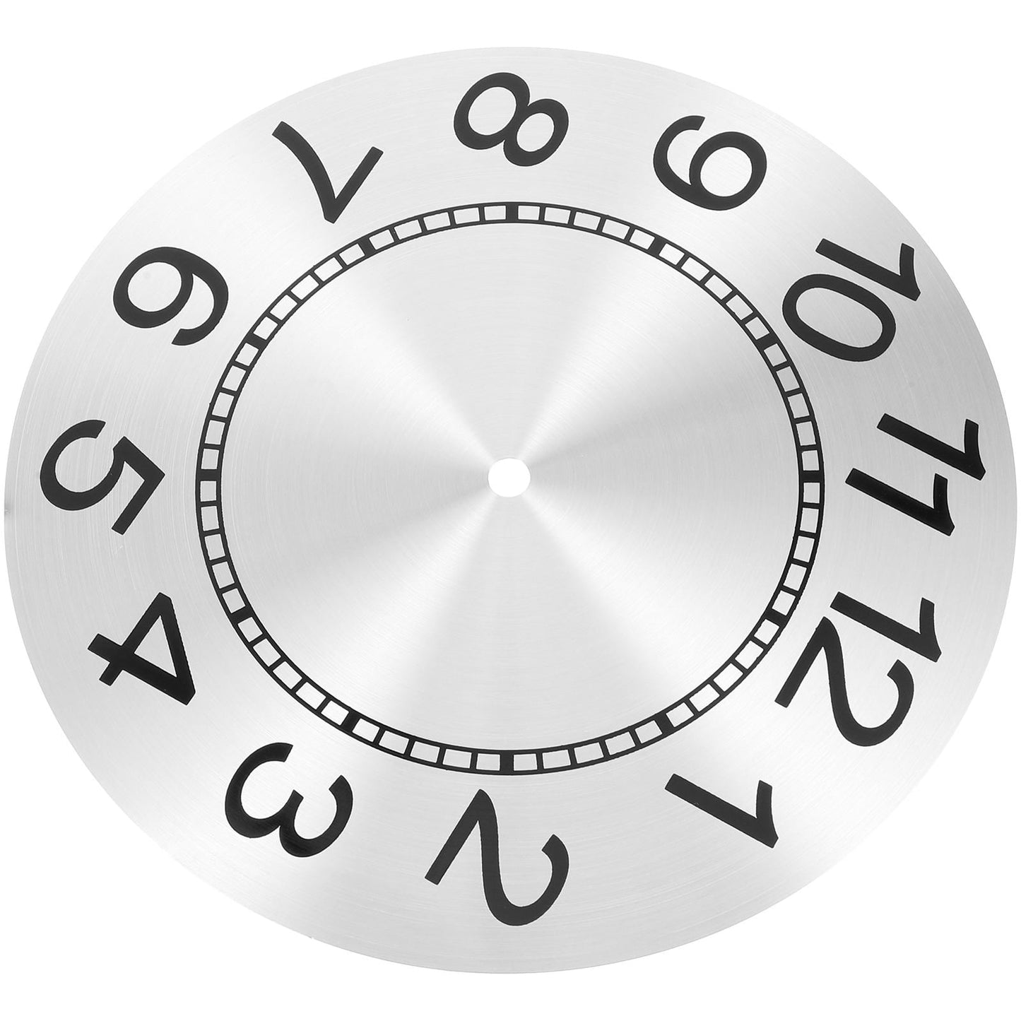 HOOWIFFY Aluminum Clock Face Replacement Dial for Wall Clocks, 1 Set and Easy to Install V1189-WXFWAL-20260326-02447