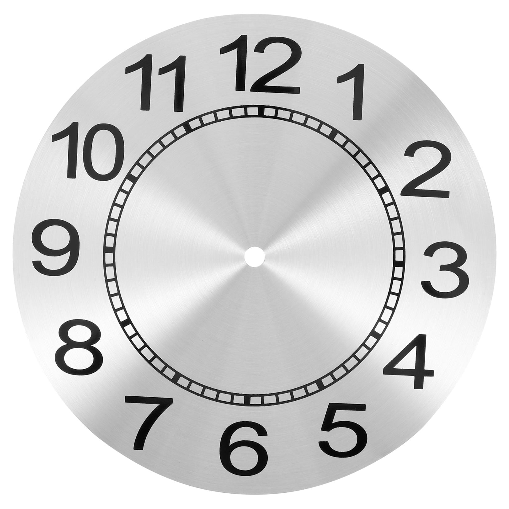 HOOWIFFY Aluminum Clock Face Replacement Dial for Wall Clocks, 1 Set and Easy to Install V1189-WXFWAL-20260326-02447