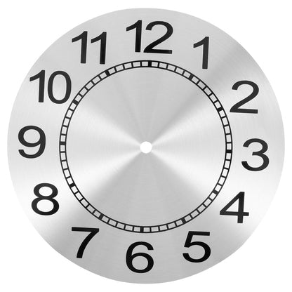 HOOWIFFY Aluminum Clock Face Replacement Dial for Wall Clocks, 1 Set and Easy to Install V1189-WXFWAL-20260326-02447