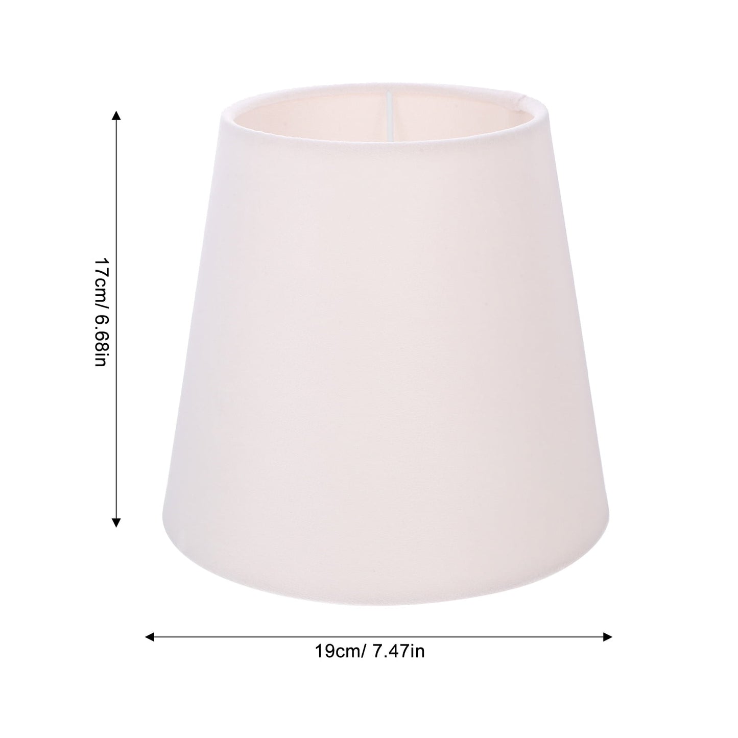 HOOWIFFY Replacement Lampshade Fabric Square Farmhouse Style Light Diffusion 1Pack 7.5X7.5X6.7In V1189-WXFWAL-20260326-02449