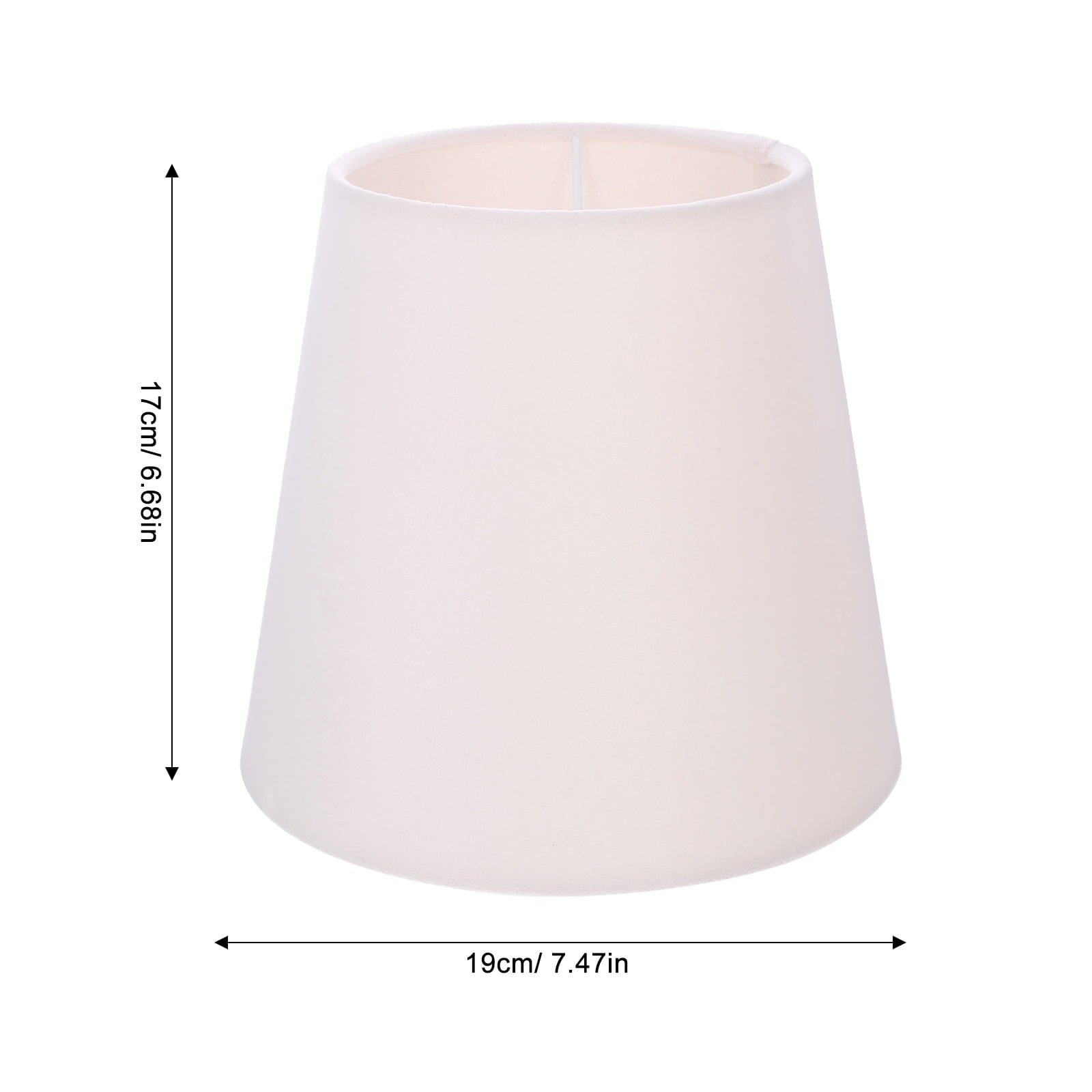 HOOWIFFY Replacement Lampshade Fabric Square Farmhouse Style Light Diffusion 1Pack 7.5X7.5X6.7In V1189-WXFWAL-20260326-02449