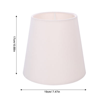 HOOWIFFY Replacement Lampshade Fabric Square Farmhouse Style Light Diffusion 1Pack 7.5X7.5X6.7In V1189-WXFWAL-20260326-02449