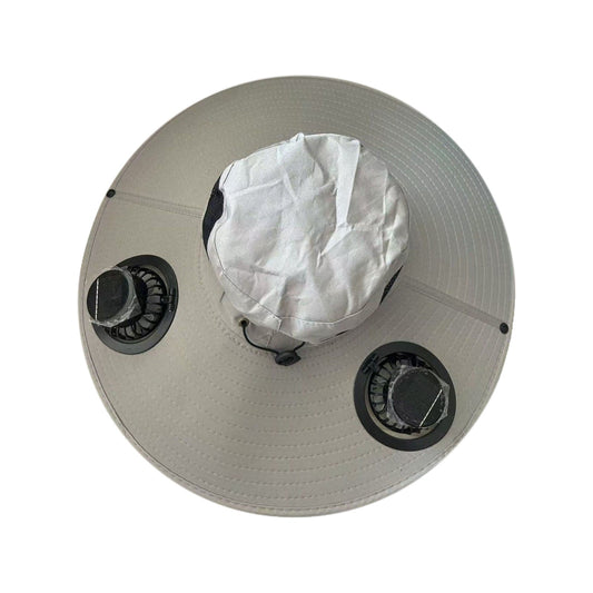 Darzheoy Solar Fan Hat Wide Brim Solar Fan Hat Outdoor Wide Brim Sun Hat with Solar Fan Fishing Hat, V1189-WXFWAL-20260326-02464