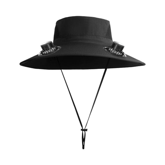 Darzheoy Solar Fan Hat Wide Brim Solar Fan Hat Outdoor Wide Brim Sun Hat with Solar Fan Fishing Hat, V1189-WXFWAL-20260326-02467