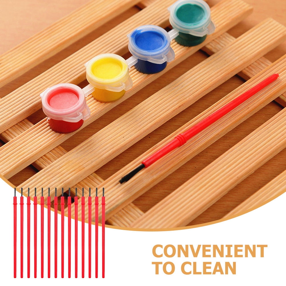 SKISUNO 100Pcs Multi-Needle Nylon Paint Brushes Set for Students, Fine Detail Work and Art Projects V1189-WXFWAL-20260326-02488