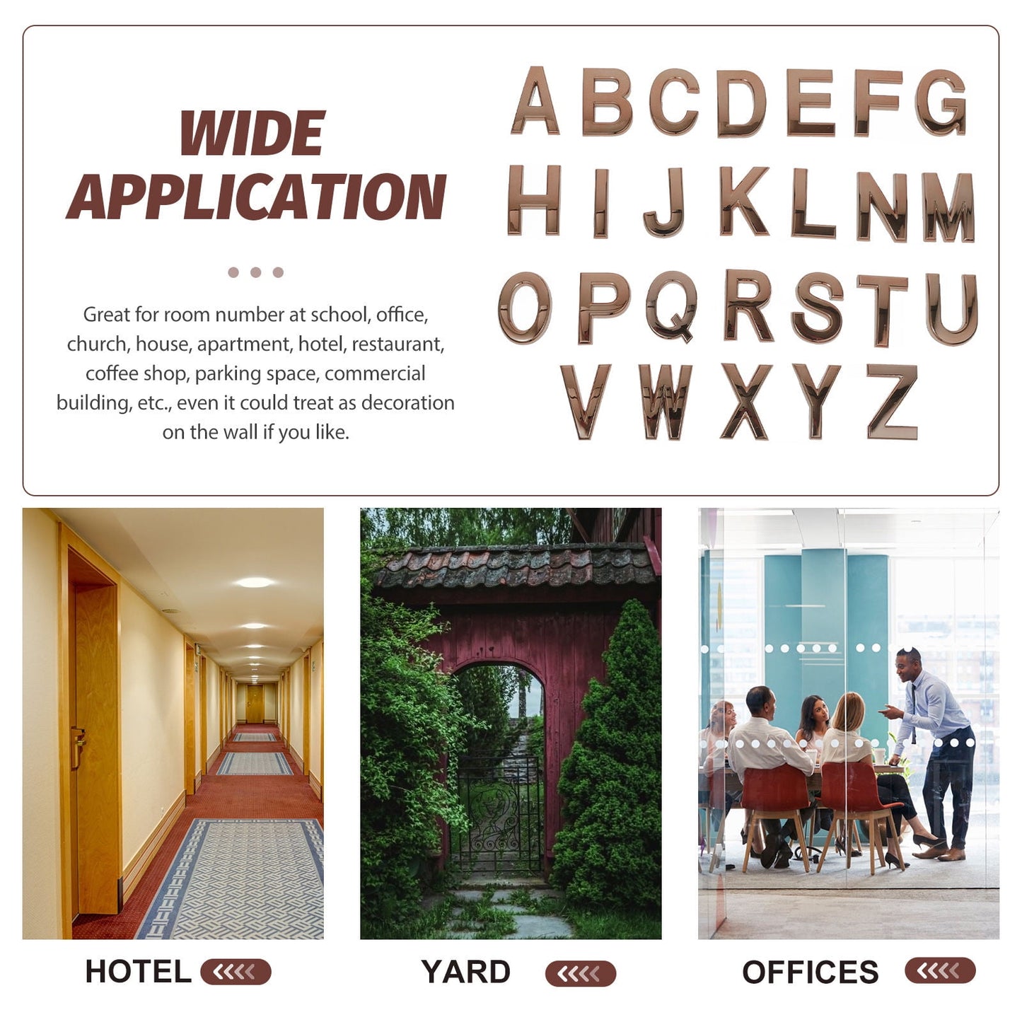 SKISUNO 26Pcs ABS Alphabet Letters For Outside Initials For Decor House Owners V1189-WXFWAL-20260326-02490