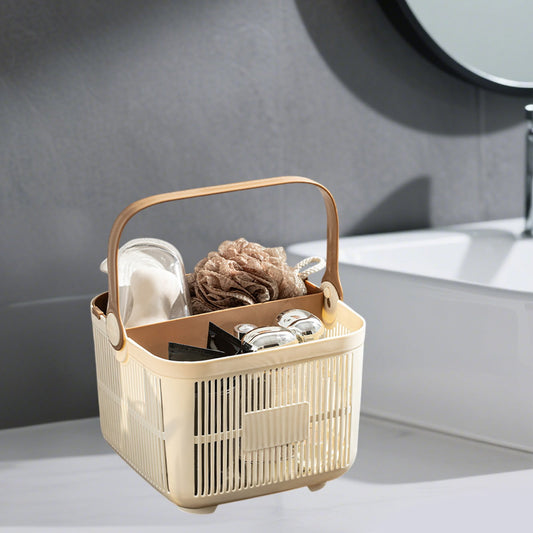 Kdkad Shower Caddy with Dry Wet Separation - Portable PP Plastic Bath Tote for College Dorms, Large Bathroom V1189-WXFWAL-20260326-02502
