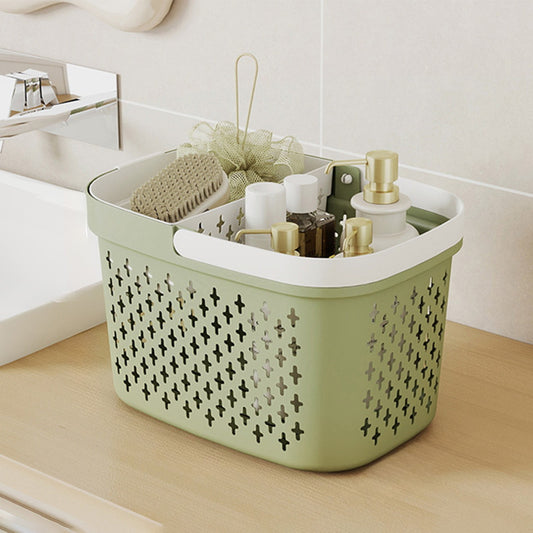Kdkad Portable Shower Caddy Basket - Water-Resistant Bath Organizer with Drain Holes | PP Plastic Dorm V1189-WXFWAL-20260326-02512