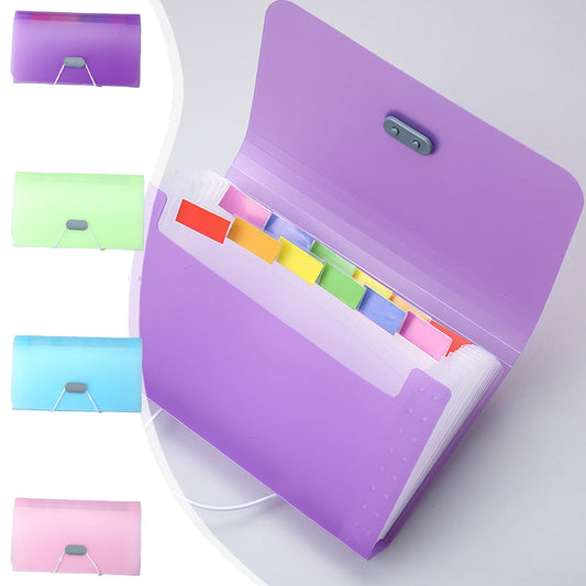 Kdkad A6 Mini Accordion File Organizer - 13 Pocket Portable Receipt Holder with Tabs for Bills, Tickets & V1189-WXFWAL-20260326-02524