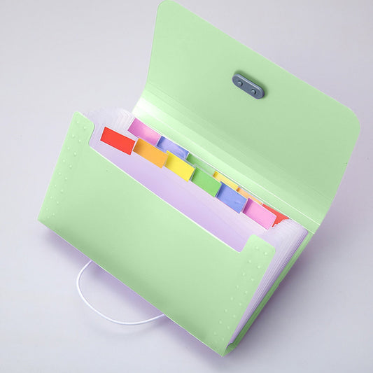 Kdkad A6 Mini Accordion File Organizer - 13 Pocket Portable Receipt Holder with Tabs for Bills, Tickets & V1189-WXFWAL-20260326-02526