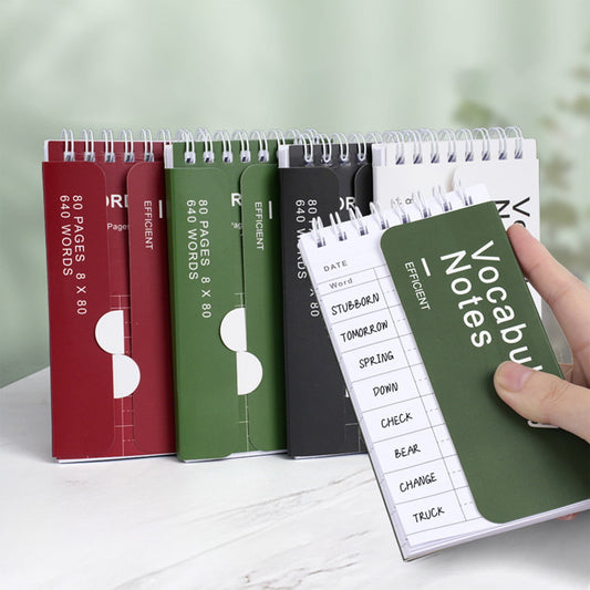 Kdkad Mini Spiral Memo Pads - Pocket-Sized Coil Notebook Set with Ring Binding for Vocabulary, Study Notes & V1189-WXFWAL-20260326-02529