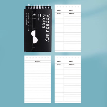 Kdkad Mini Spiral Memo Pads - Pocket-Sized Coil Notebook Set with Ring Binding for Vocabulary, Study Notes & V1189-WXFWAL-20260326-02531