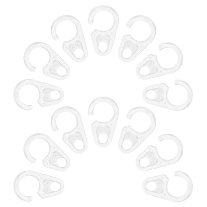 HOOWIFFY 30Pcs Curtain Hoops Transparent Plastic for Effortless Installation Home Decor V1189-WXFWAL-20260326-02545
