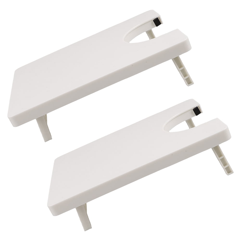 HOOWIFFY 2-Pack White Plastic Sewing Machine Extension Tables with Expanded Workspace for Crafting and Sewing V1189-WXFWAL-20260326-02547
