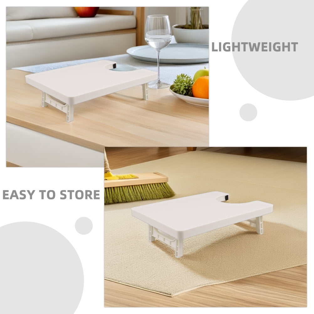 HOOWIFFY 2-Pack White Plastic Sewing Machine Extension Tables with Expanded Workspace for Crafting and Sewing V1189-WXFWAL-20260326-02547