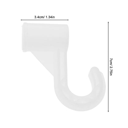 HOOWIFFY Wardrobe Accessories Closet Pole Bracket Hooks, , Easy Install, Space Saving, Closet Organizer V1189-WXFWAL-20260326-02555