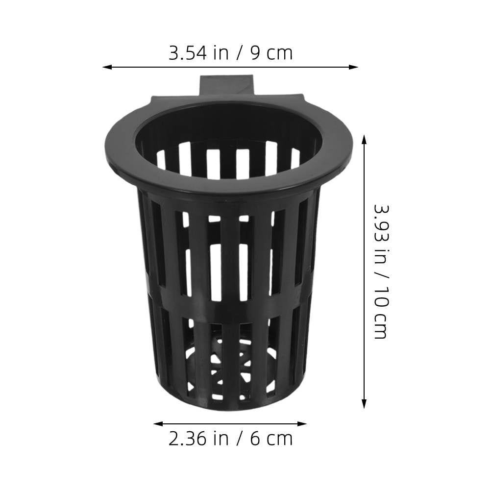 HOOWIFFY 6Pcs Black Fish Tank Plant Holder for Hydroponic Aquatic Plants with Slots V1189-WXFWAL-20260326-02558