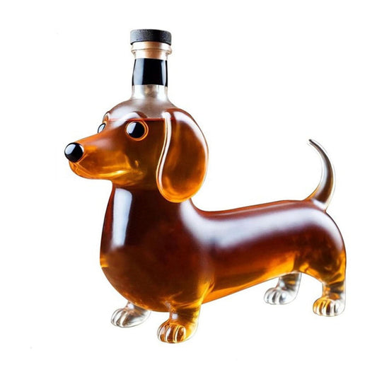 Darzheoy Wolf Whiskey Bottle, Funny Wolf Whiskey Bottle, 3D Wolf Shape Glass, Wine Decanter for Men Dad, Home V1189-WXFWAL-20260326-02560