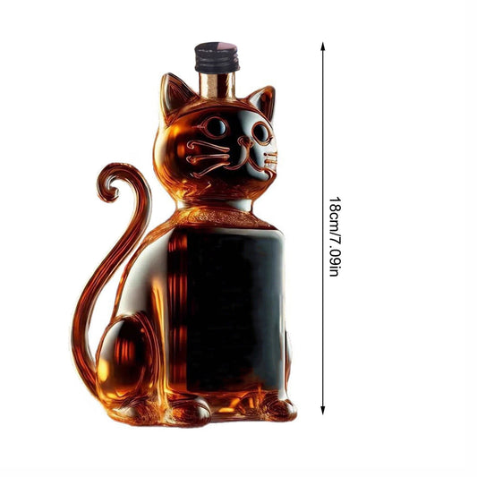 Darzheoy Wolf Whiskey Bottle, Funny Wolf Whiskey Bottle, 3D Wolf Shape Glass, Wine Decanter for Men Dad, Home V1189-WXFWAL-20260326-02565
