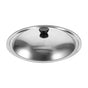 HOOWIFFY Stainless Steel Pot Lid for Kitchen Easy Clean Universal Pan Cover with Sturdy Handle 11.8 Inches V1189-WXFWAL-20260326-02589
