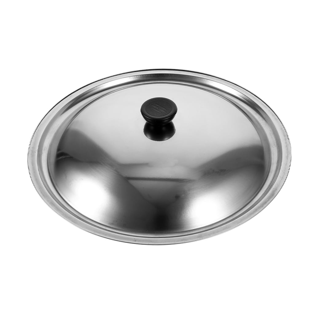 HOOWIFFY Stainless Steel Pot Lid for Kitchen Easy Clean Universal Pan Cover with Sturdy Handle 11.8 Inches V1189-WXFWAL-20260326-02589