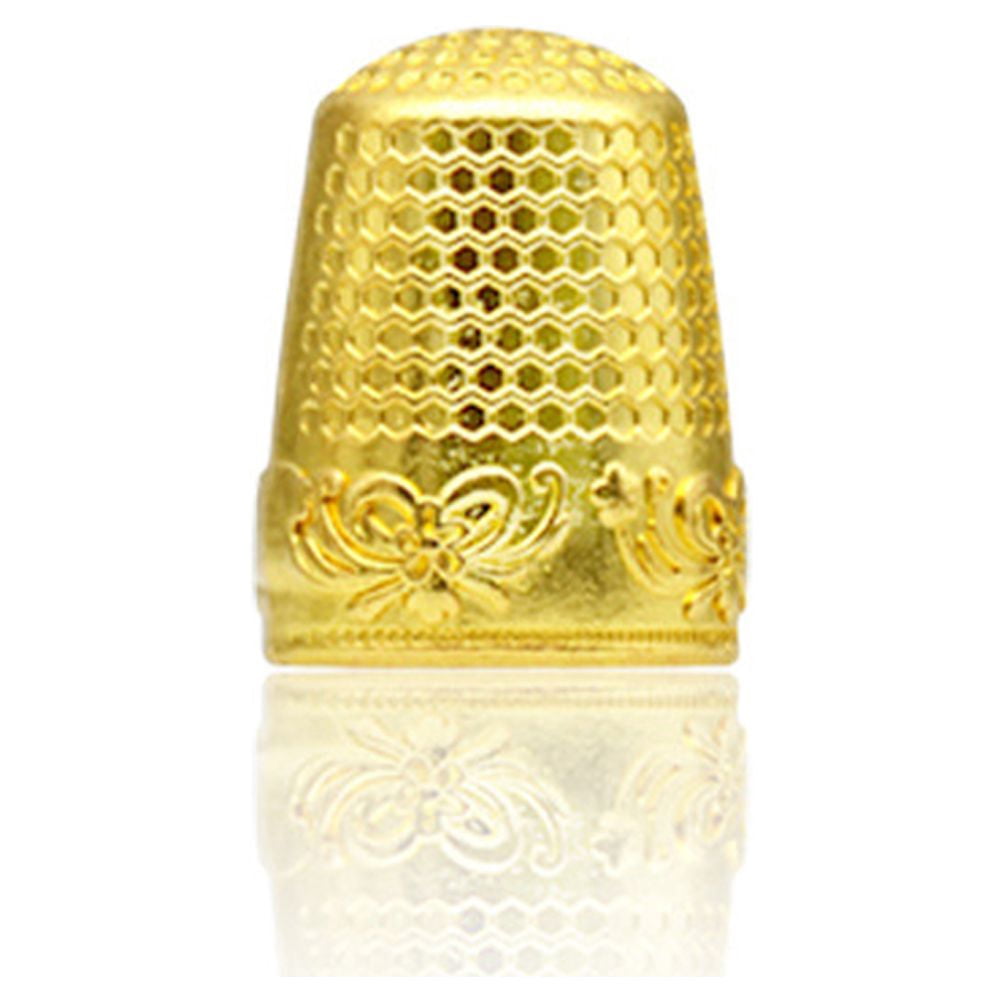 HOOWIFFY Portable Copper Thimble Golden Sewing Accessory for Beginners 10Pcs V1189-WXFWAL-20260326-02592