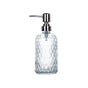 Darzheoy Glass Soap Dispenser 15 Oz for Bathroom Kitchen, Hand Soap/Lotion Dispenser with Plastic Pump White V1189-WXFWAL-20260326-02600