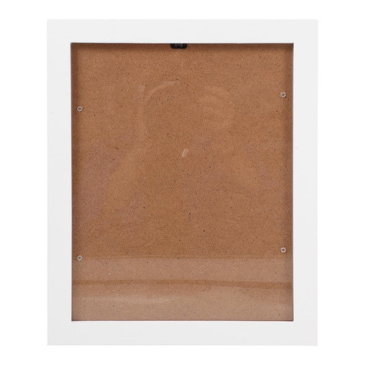 HOOWIFFY Decorative White Picture Frame for Home Use Elegant Design 8.5x11 Plastic Photo Display Frame V1189-WXFWAL-20260326-02603