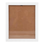 HOOWIFFY Decorative White Picture Frame for Home Use Elegant Design 8.5x11 Plastic Photo Display Frame V1189-WXFWAL-20260326-02603