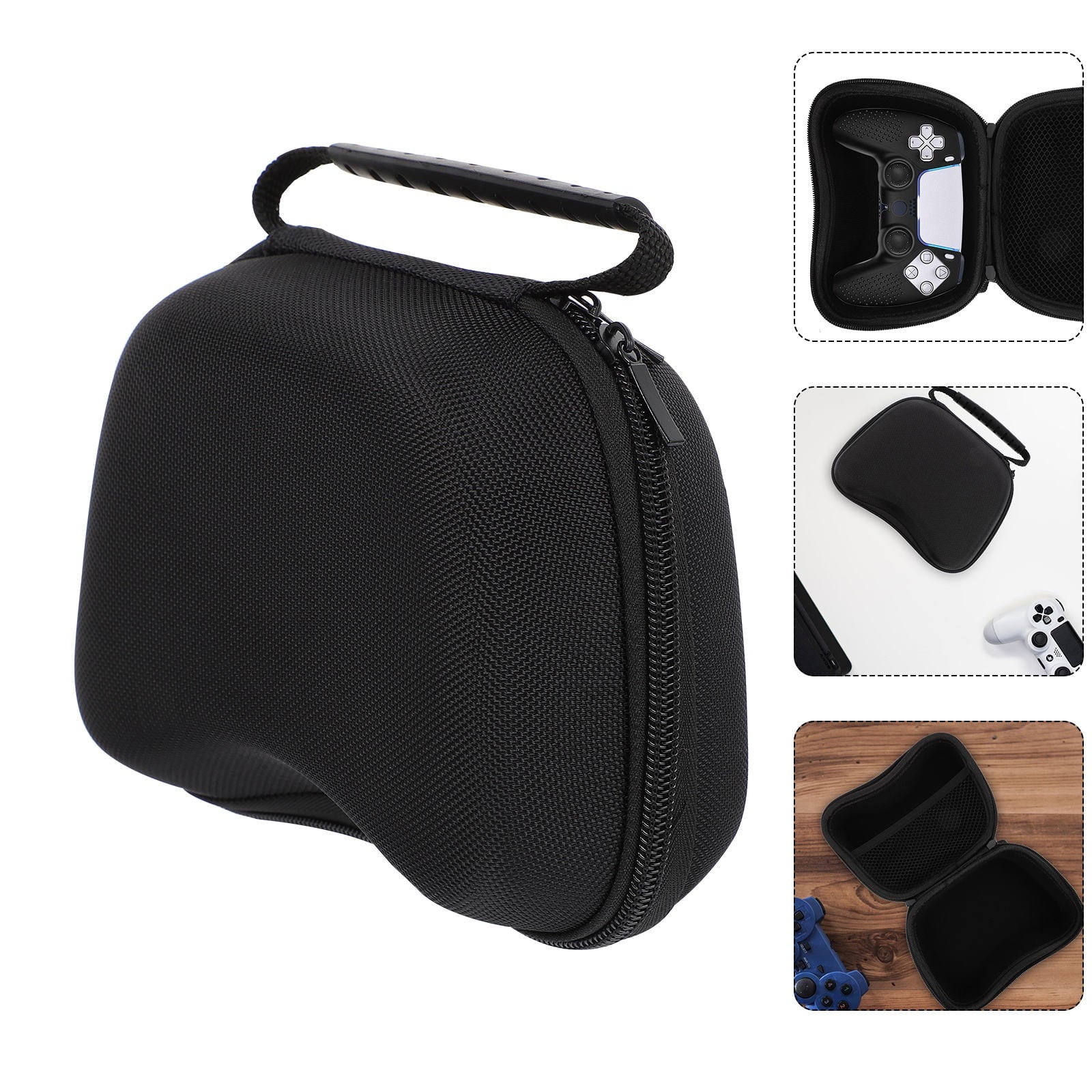 HOOWIFFY Black Game Controller Protective Case with EVA Material, Scratch-Resistant and Shockproof Lining for V1189-WXFWAL-20260326-02604