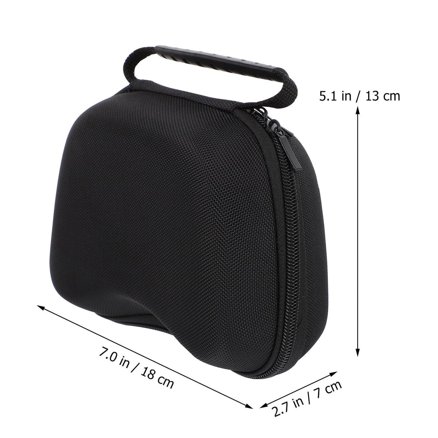 HOOWIFFY Black Game Controller Protective Case with EVA Material, Scratch-Resistant and Shockproof Lining for V1189-WXFWAL-20260326-02604