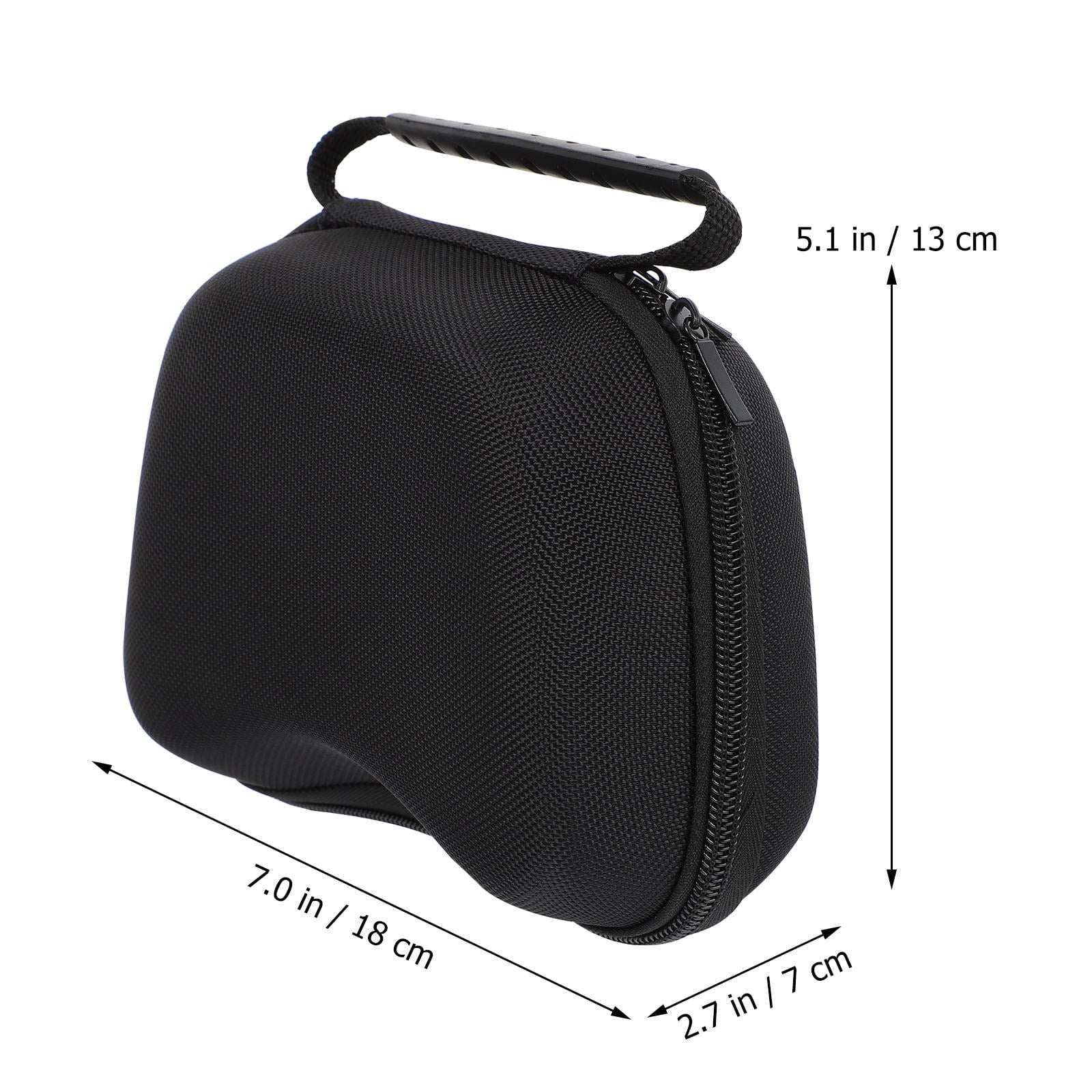 HOOWIFFY Black Game Controller Protective Case with EVA Material, Scratch-Resistant and Shockproof Lining for V1189-WXFWAL-20260326-02604