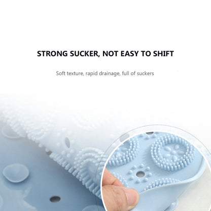 HOOWIFFY PVC Foot Cleaner Mat with Acupoint Massage for Home Use, Non- Bath Shower Floor Mat, 1 Pc V1189-WXFWAL-20260326-02606